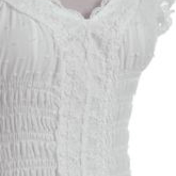 Sold! Anna Kaci Bohemian Lace Trim Peasant Dress S - Picture 7 of 8